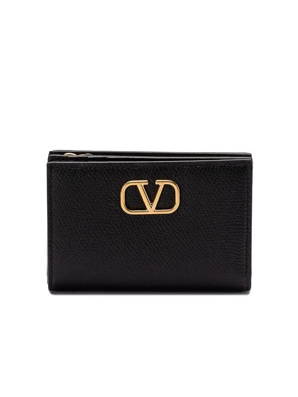 Valentino Garavani `Vlogo Signature` Flap French Wallet