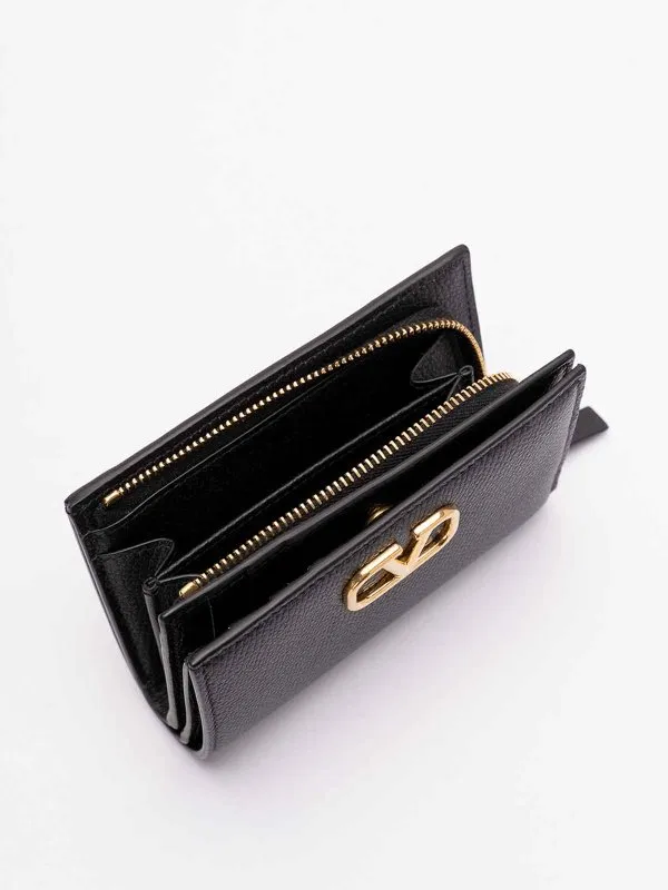 Valentino Garavani `Vlogo Signature` Flap French Wallet