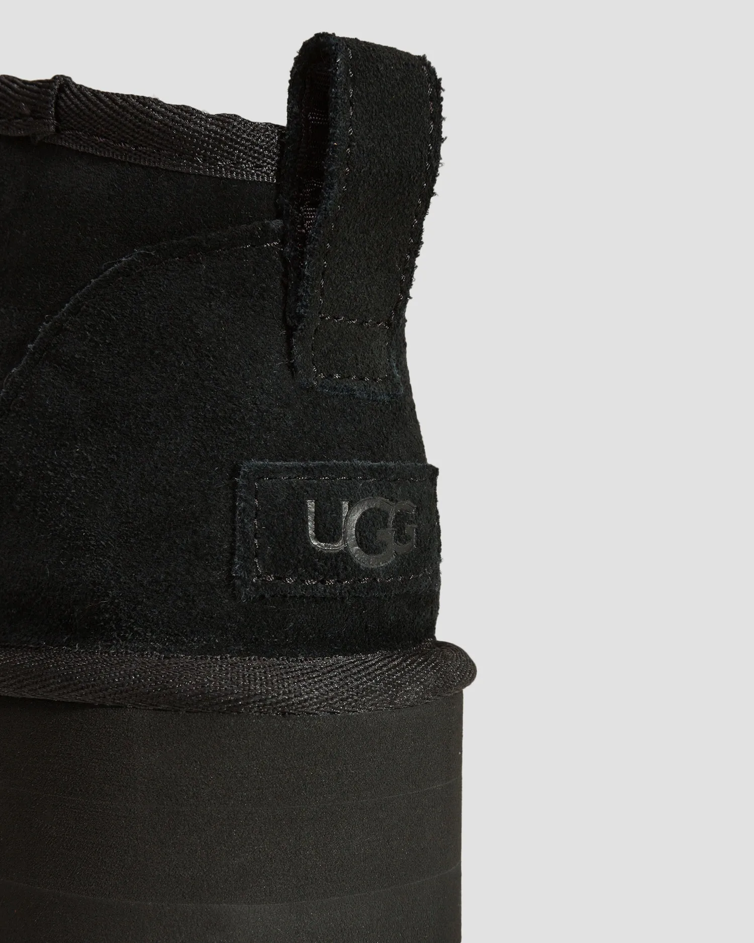 Women's sheepskin boots UGG Classic Ultra Mini Platform 1135092-blk