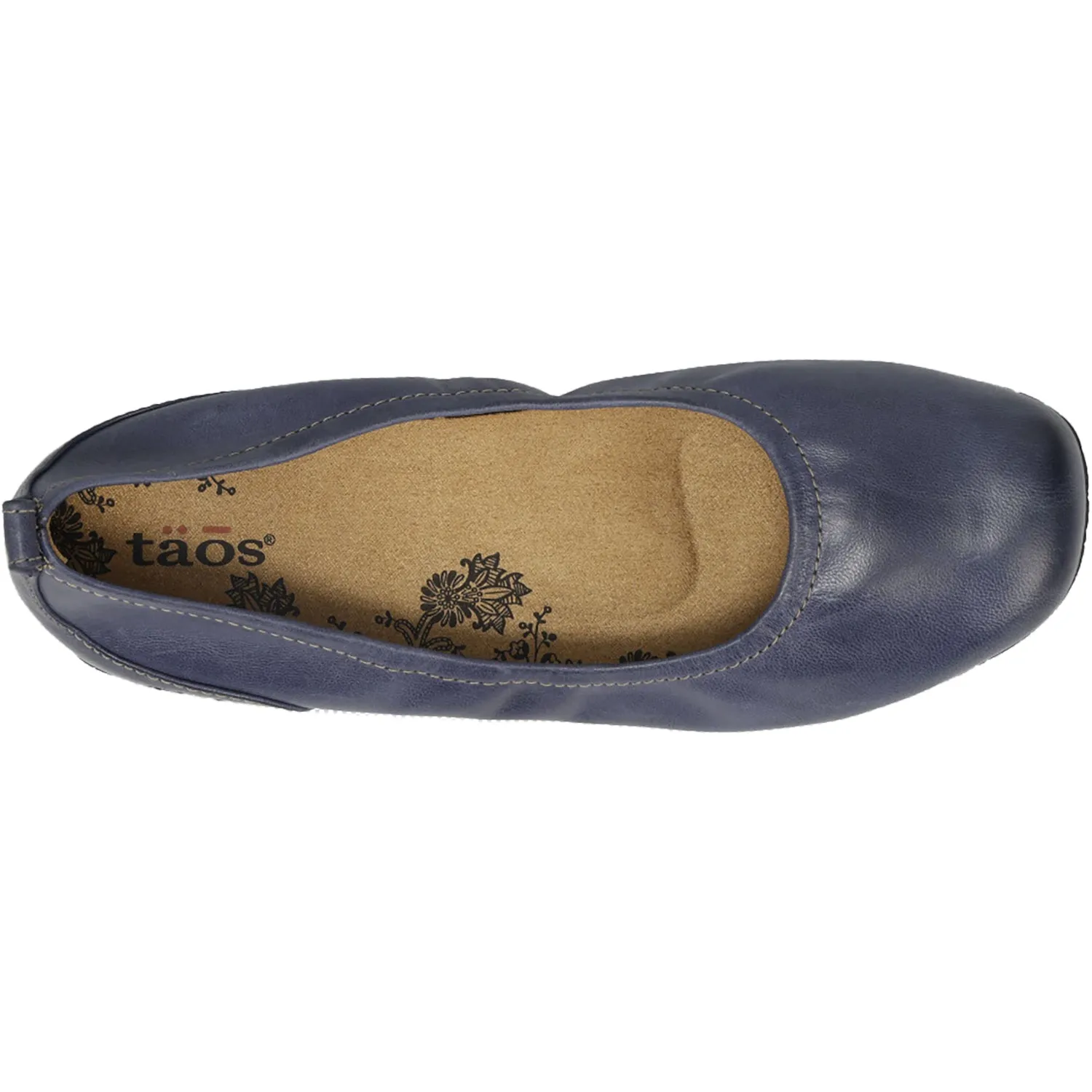 Women's Taos Chit Chat Petrol Blue Leather