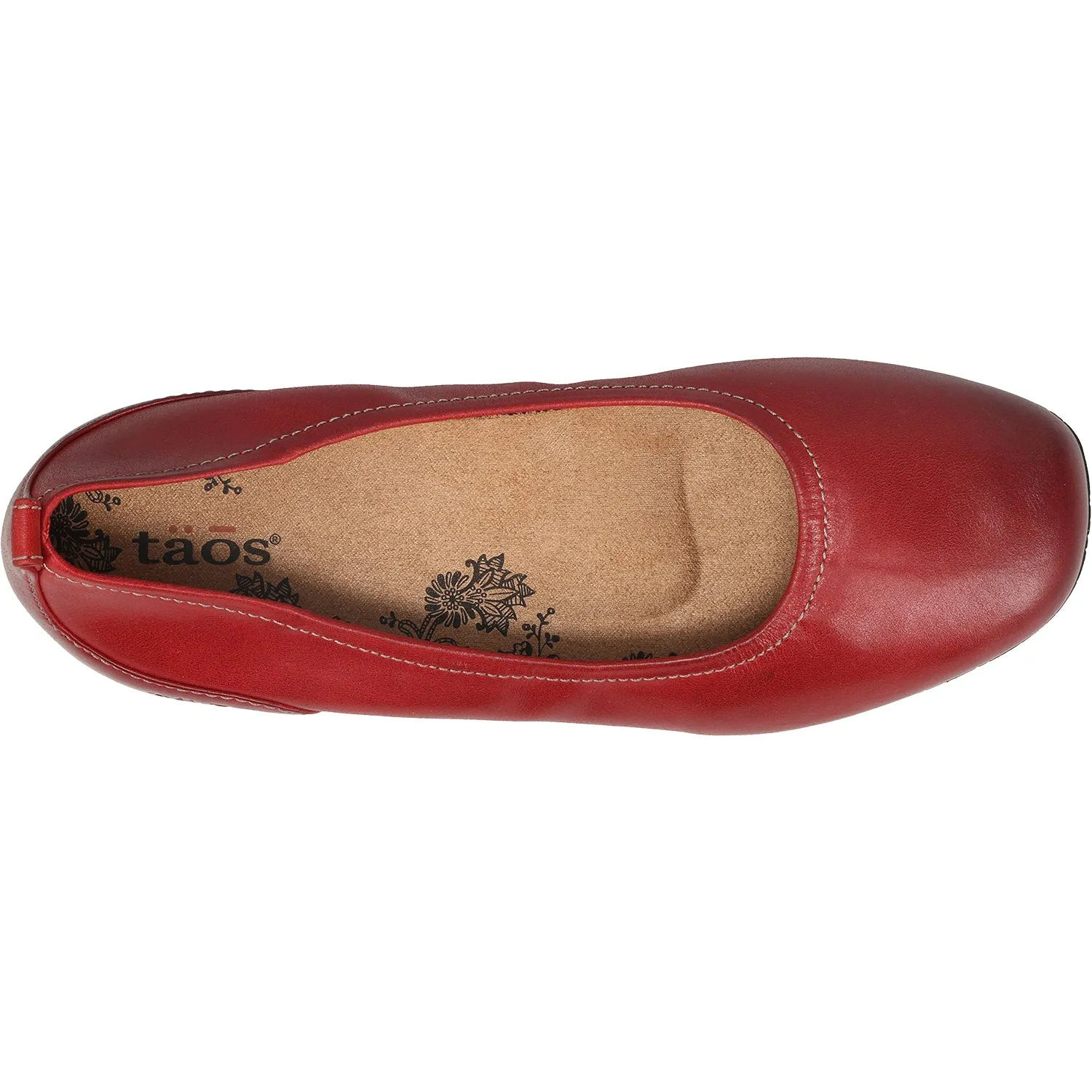 Women's Taos Chit Chat Red Leather