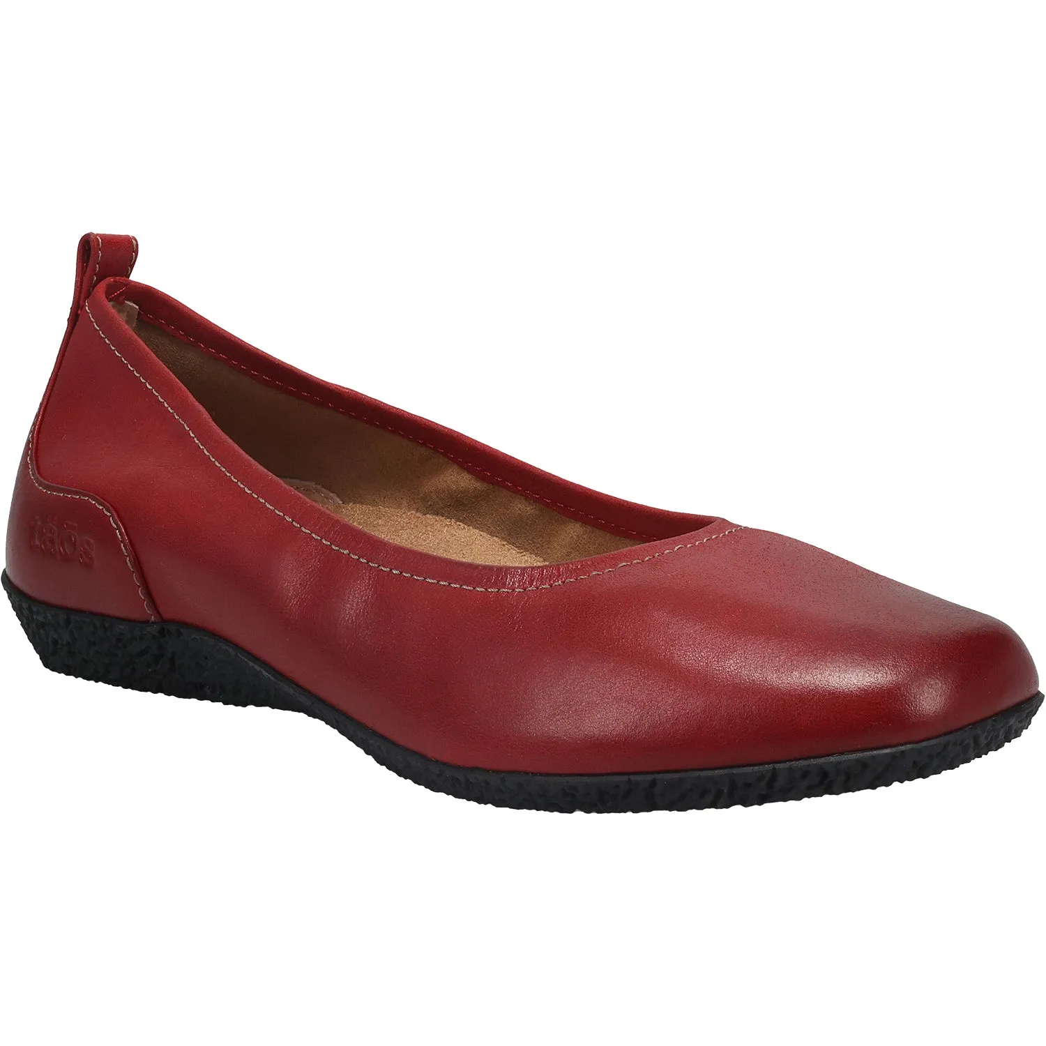 Women's Taos Chit Chat Red Leather