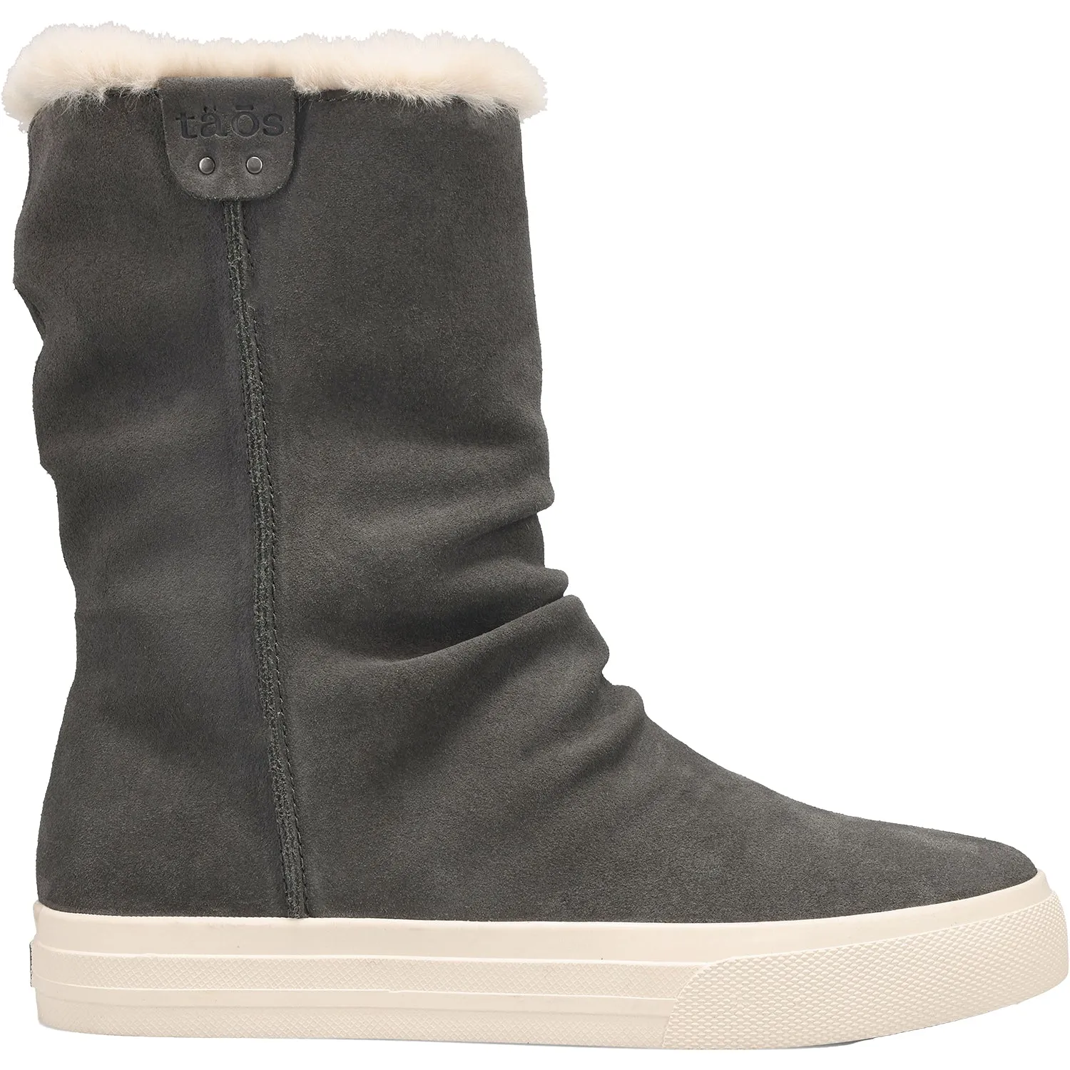 Women's Taos Cozy Chic Dark Grey WR Suede