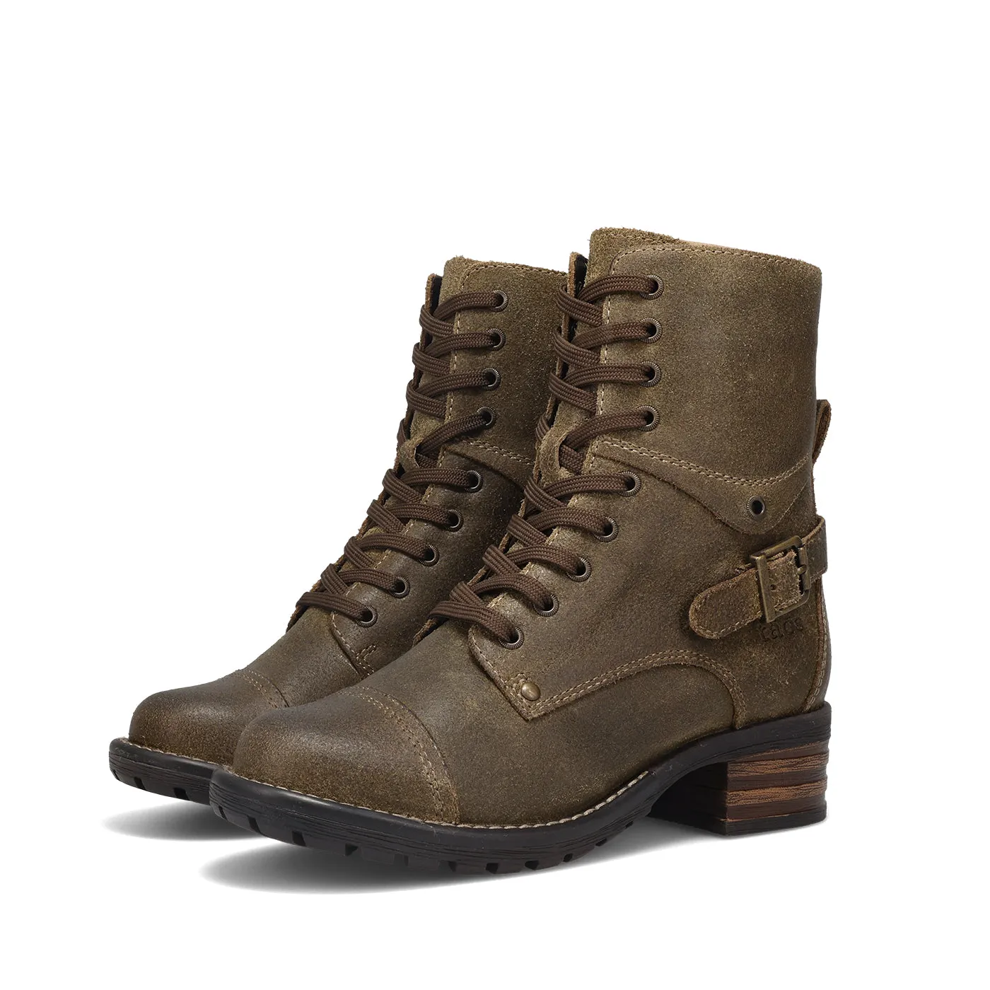 Women's Taos Crave Color: Olive Ruff Out