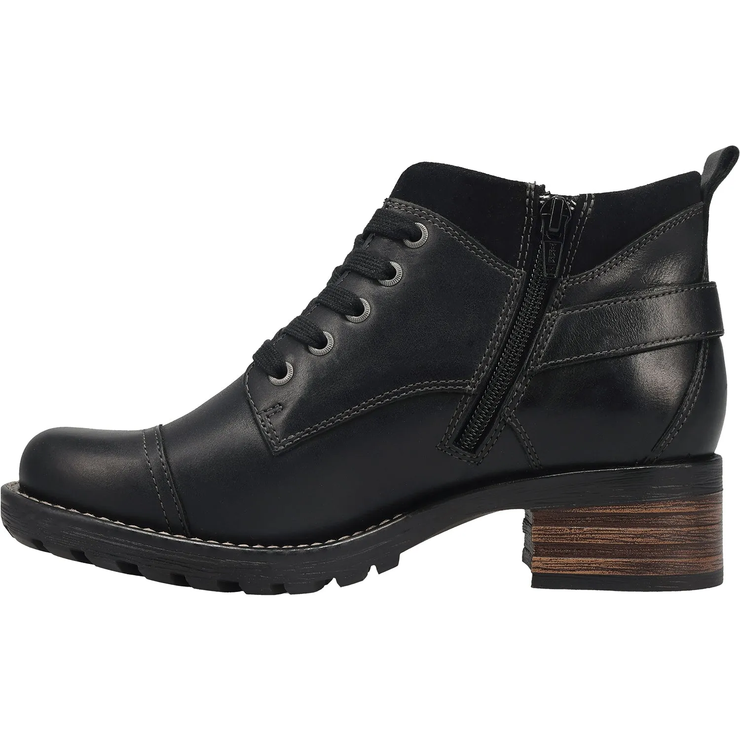 Women's Taos Mini Crave Black Leather