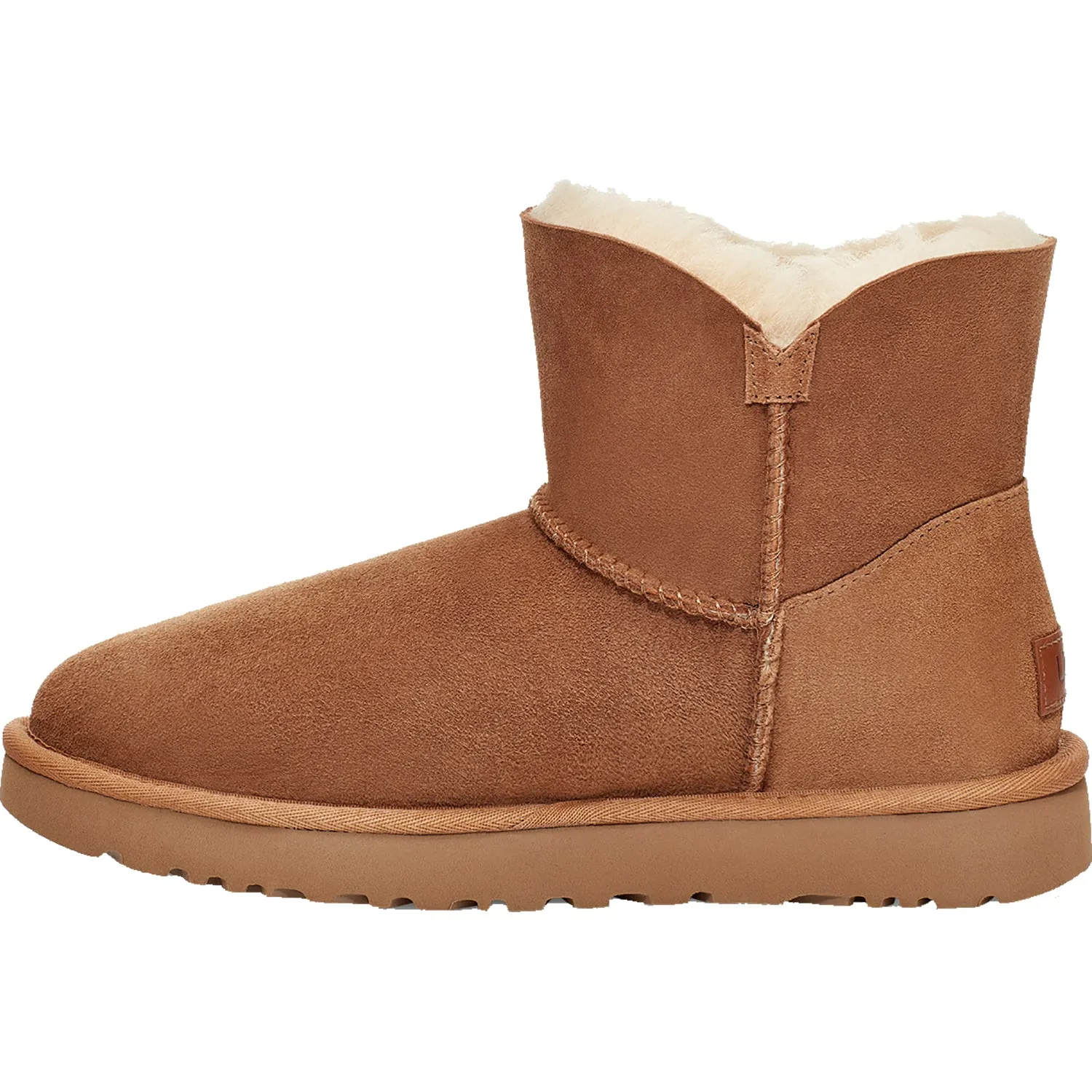 Women's UGG Bailey Zip Mini Chestnut Sheepskin