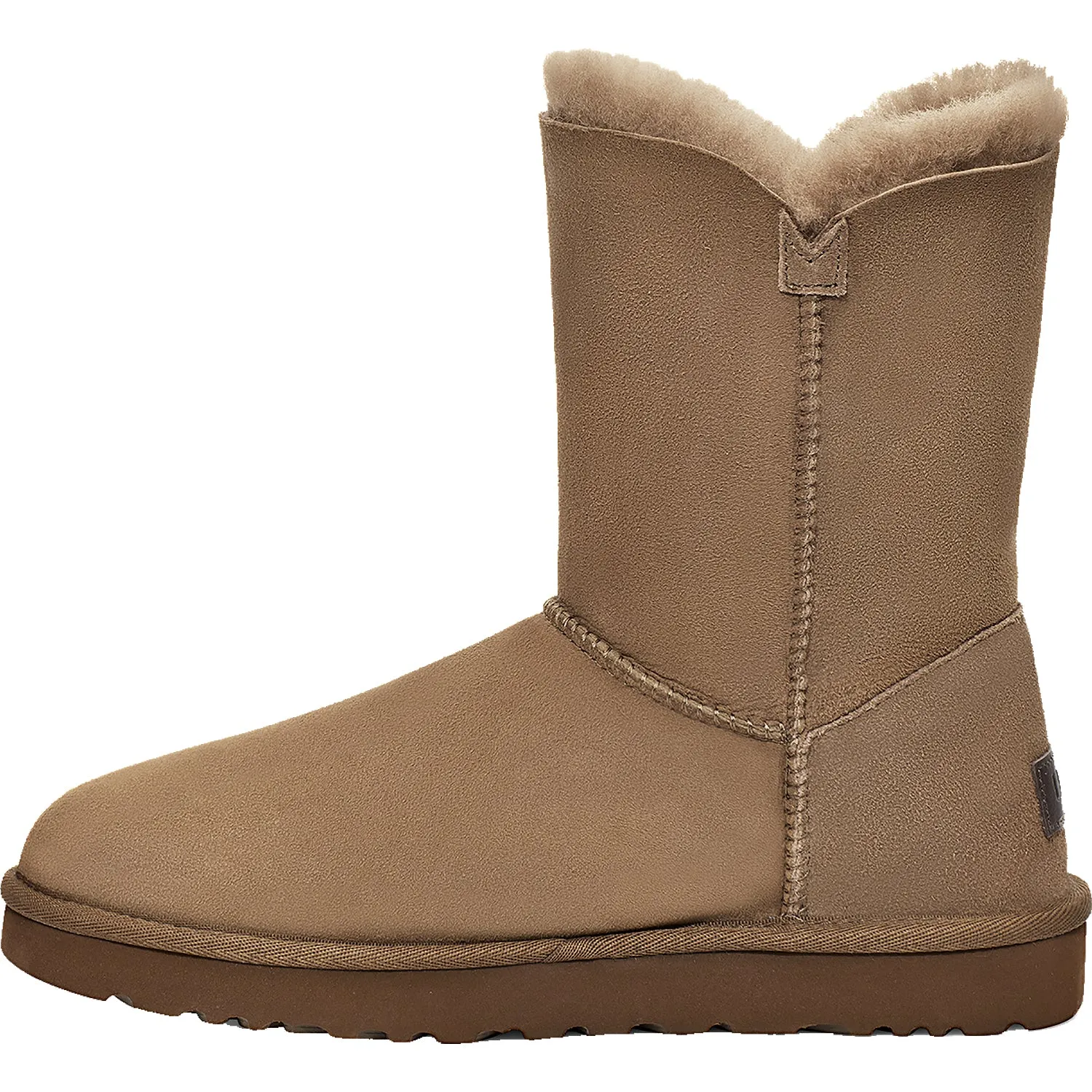 Women's UGG Bailey Zip Short Hickory Sheepskin