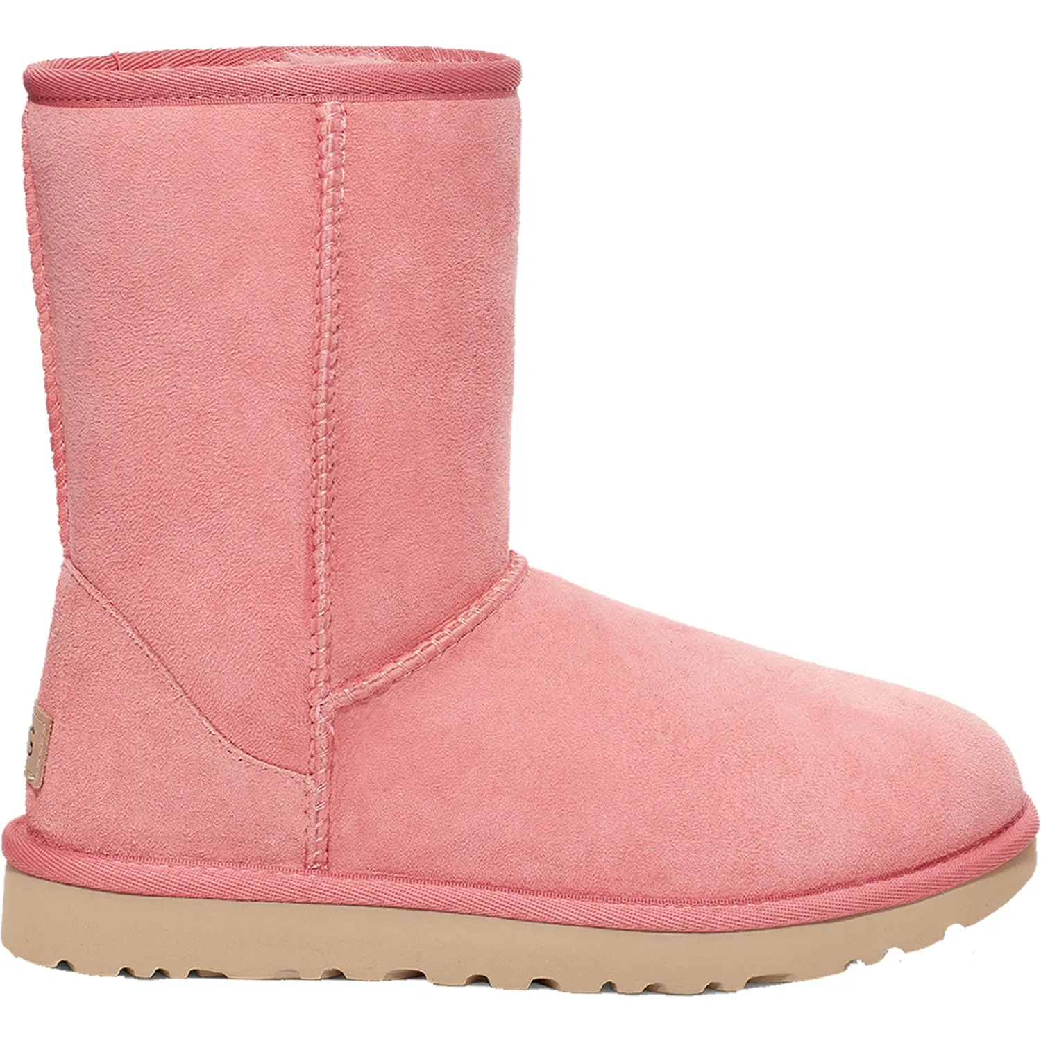 Women's UGG Classic Short II Pink Blossom Sheepskin